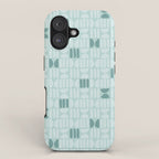 Bold Minimalism Teal iPhone Case Gallery Image 1