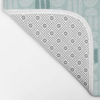 Bold Minimalism Teal Bath Mat Gallery Image 2