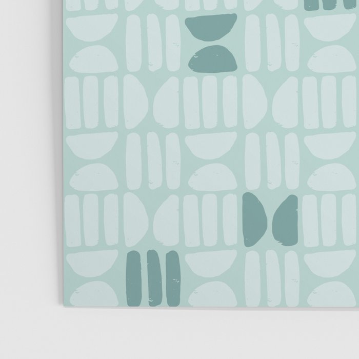 Bold Minimalism Teal Poster Gallery Image 3