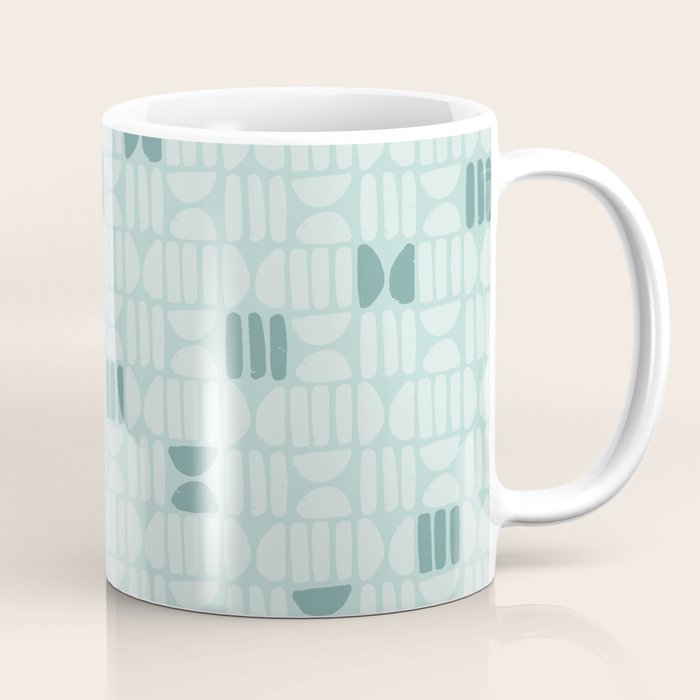 Bold Minimalism Teal Coffee Mug Gallery Image 1