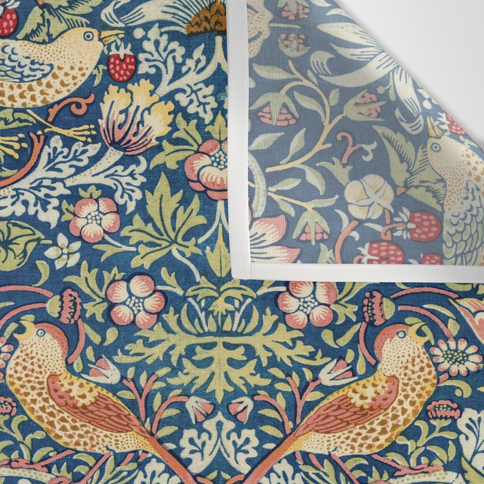 Strawberry Thief by William Morris, 1883 Wall Tapestry Gallery Image 3