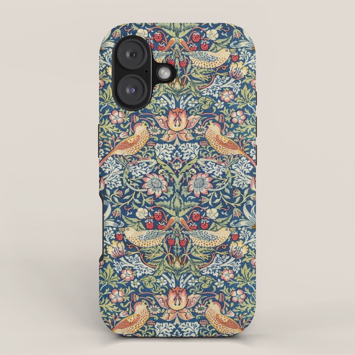 Strawberry Thief by William Morris, 1883 iPhone Case Gallery Image 1
