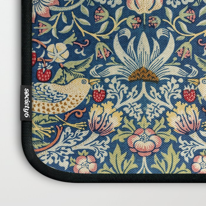 Strawberry Thief by William Morris, 1883 Laptop Sleeve Gallery Image 3