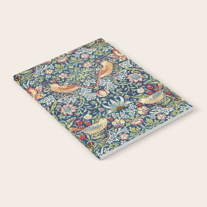 Strawberry Thief by William Morris, 1883 Notebook Gallery Image 1