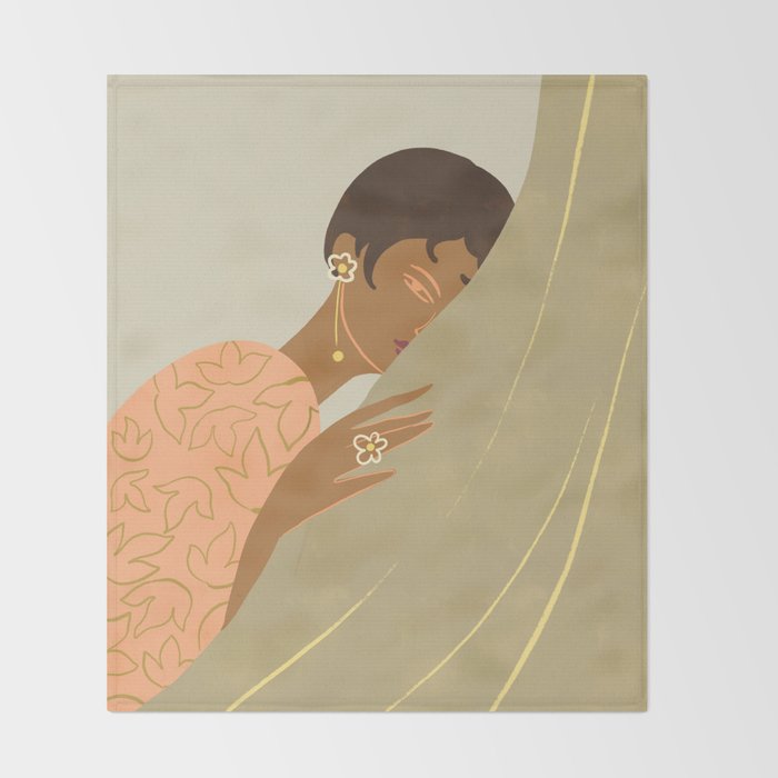The Introvert Throw Blanket Gallery Image 2