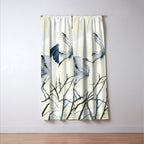 Couple of Great Blue Heron Window Curtain Gallery Image 3