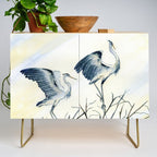Couple of Great Blue Heron Credenza Gallery Image 1
