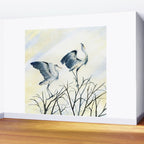 Couple of Great Blue Heron Wall Mural Gallery Image 2