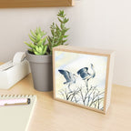 Couple of Great Blue Heron Mini Art Print Gallery Image 2