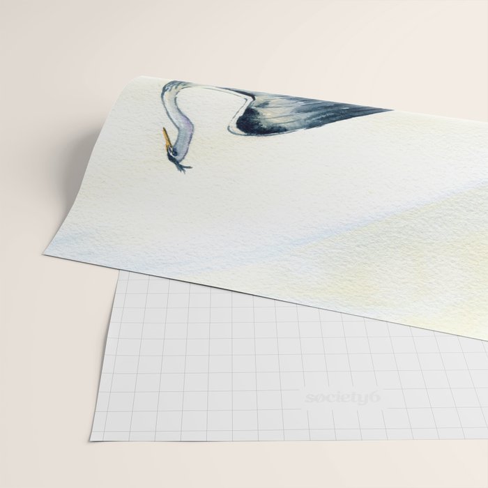 Couple of Great Blue Heron Wrapping Paper Gallery Image 2