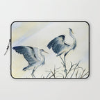 Couple of Great Blue Heron Laptop Sleeve Gallery Image 1