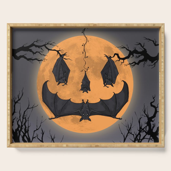 Halloween Moon Serving Tray Gallery Image 1