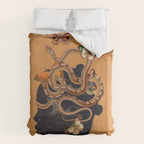 Snake and Butterflies Duvet Cover Gallery Image 6