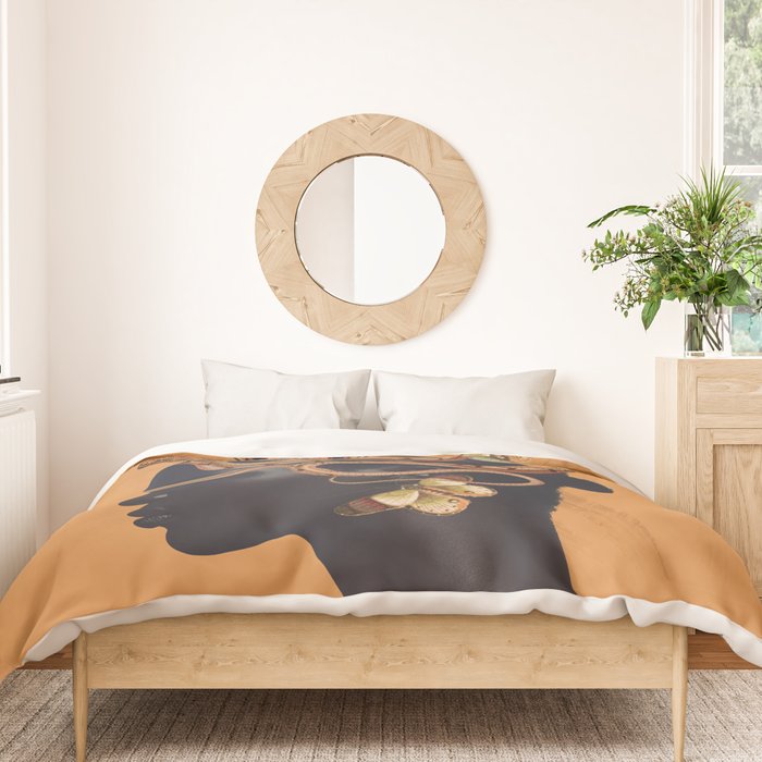 Snake and Butterflies Duvet Cover Gallery Image 3