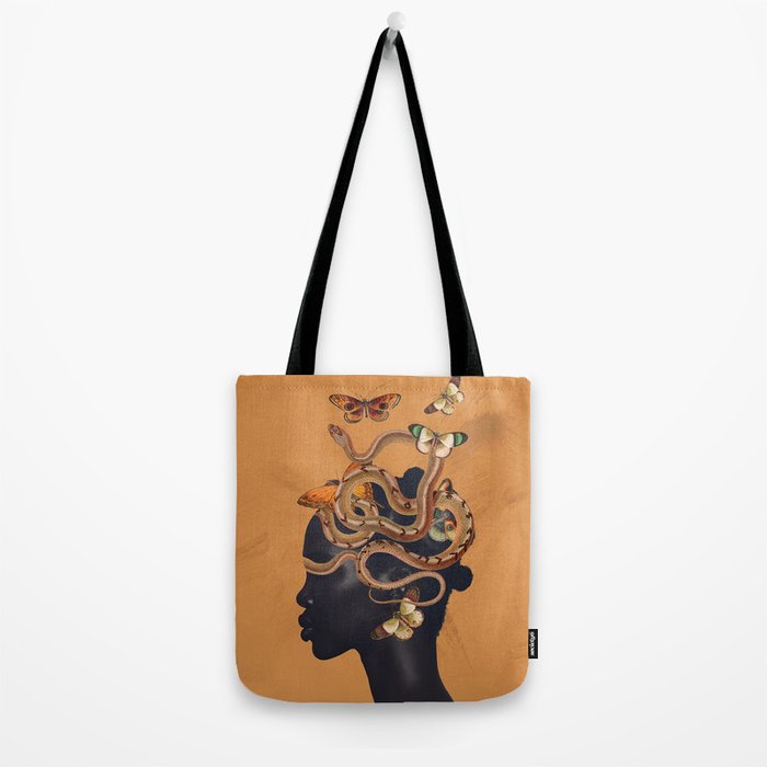 Snake and Butterflies Tote Bag Gallery Image 2