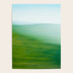 Mountains and Sea - green abstract nature photograph Poster Gallery Image 4