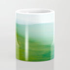 Mountains and Sea - green abstract nature photograph Coffee Mug Gallery Image 4