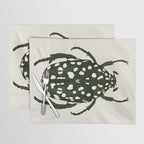 green beetle insect Placemat Gallery Image 1