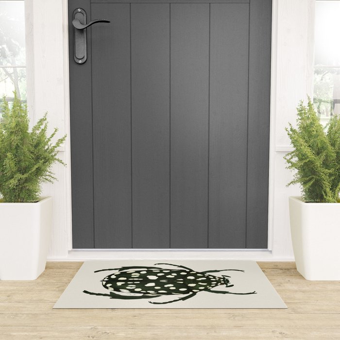 green beetle insect Welcome Mat Gallery Image 3