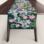 Wildflower Field on Pine Grove - Pink, Orange, Blue, & Purple Table Runner Gallery Image 1