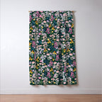 Wildflower Field on Pine Grove - Pink, Orange, Blue, & Purple Window Curtain Gallery Image 3