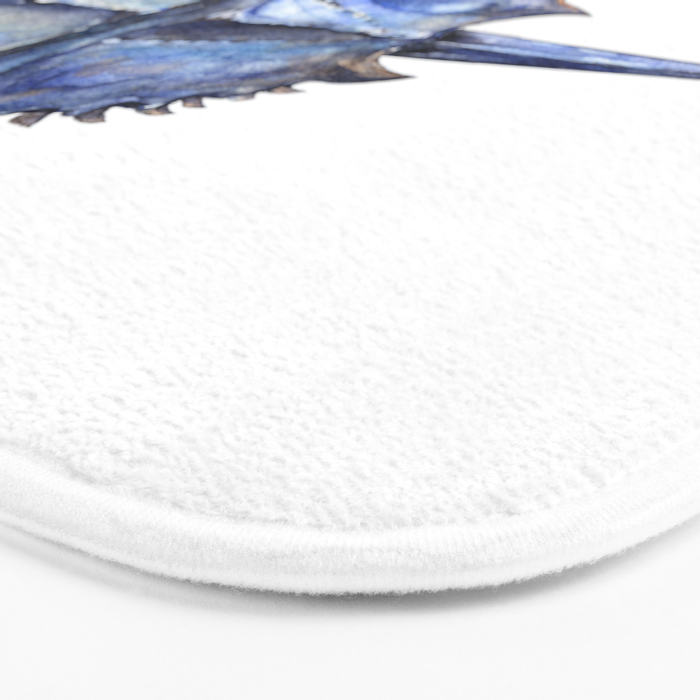 Blue Horseshoe Crab Bath Mat Gallery Image 3