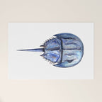 Blue Horseshoe Crab Welcome Mat Gallery Image 1