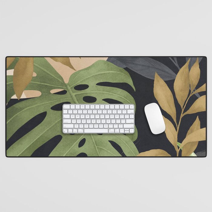 Abstract Art Tropical Leaves 101 Desk Mat Gallery Image 1