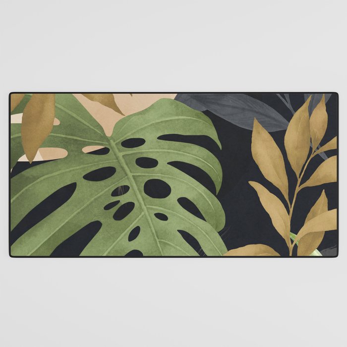 Abstract Art Tropical Leaves 101 Desk Mat Gallery Image 3
