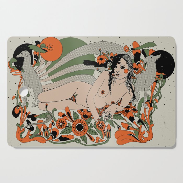 Damn, girl Cutting Board Gallery Image 1