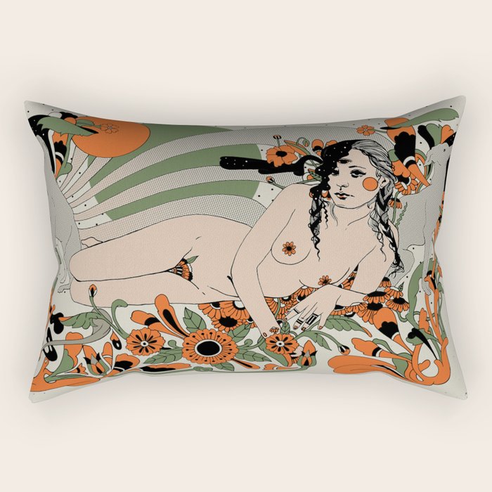 Damn, girl Rectangular Pillow Gallery Image 2