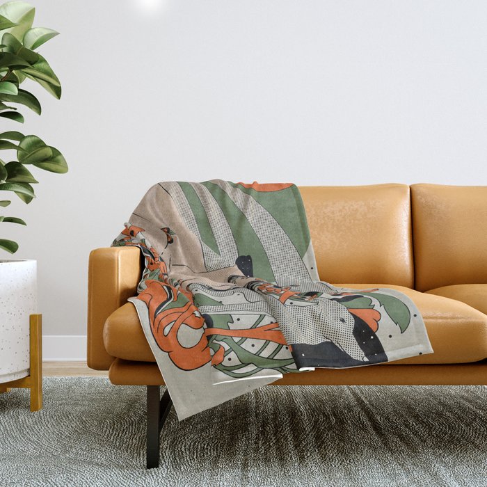 Damn, girl Throw Blanket Gallery Image 1