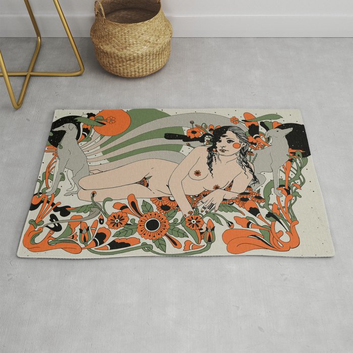 Damn, girl Rug Gallery Image 1