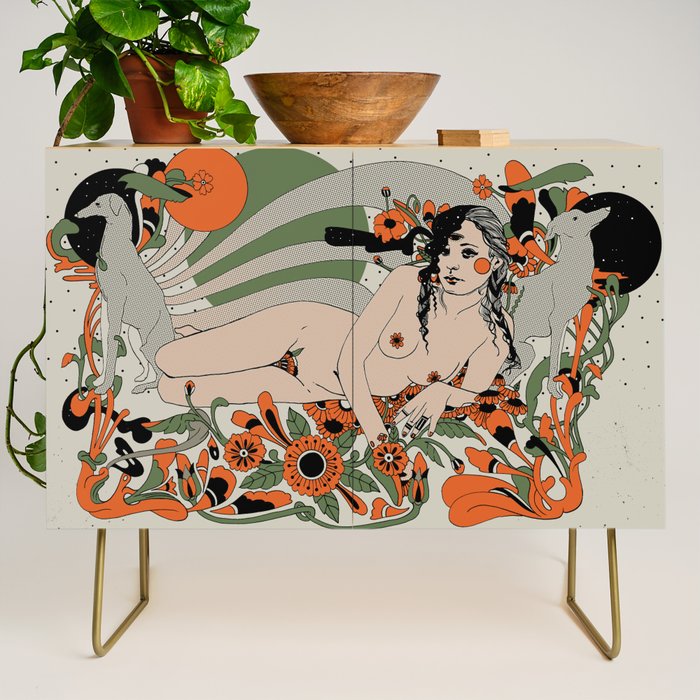Damn, girl Credenza Gallery Image 1