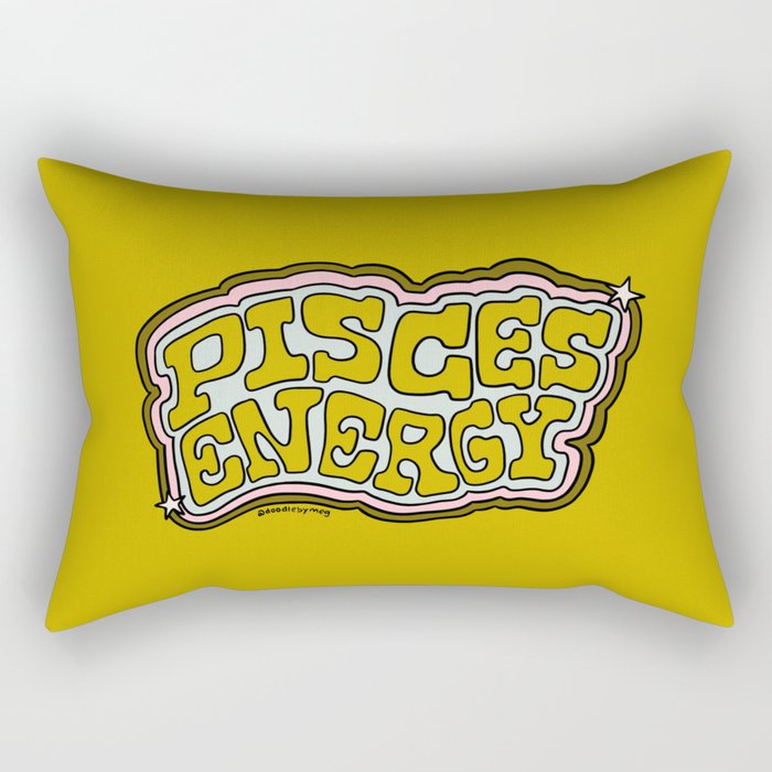 Pisces Energy Rectangular Pillow Gallery Image 2