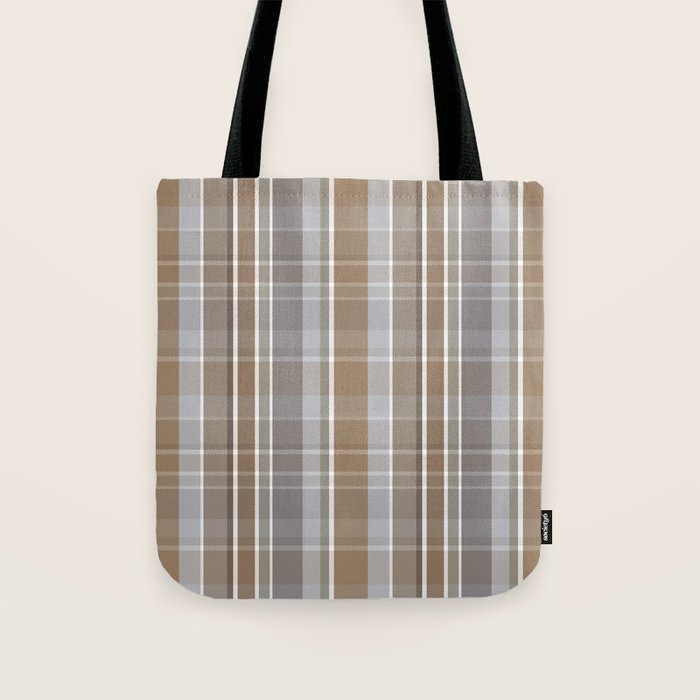 Rustic Plaid Tote Bag Gallery Image 1