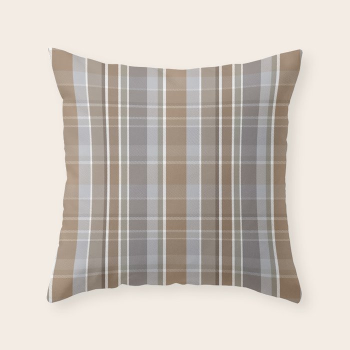 Rustic Plaid Throw Pillow Gallery Image 6