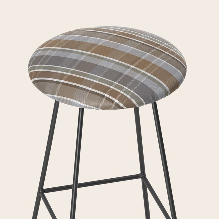 Rustic Plaid Stool Gallery Image 2