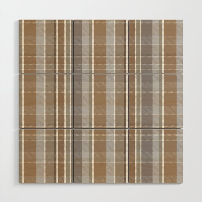 Rustic Plaid Wood Wall Art Gallery Image 1