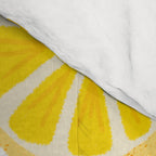 Lemon Blooms on White Comforter Gallery Image 4