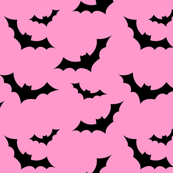 Black Bat Pattern on Pink Coffee Mug Gallery Image 2
