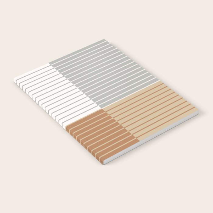 Color Block Line Abstract LXXVI Notebook Gallery Image 2