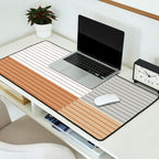 Color Block Line Abstract LXXVI Desk Mat Gallery Image 2