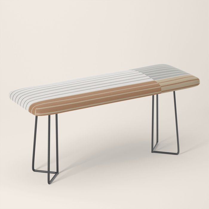 Color Block Line Abstract LXXVI Bench Gallery Image 1