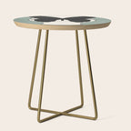 BLACK BUTTERFLY Line Drawing Side Table Gallery Image 1