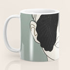 BLACK BUTTERFLY Line Drawing Coffee Mug Gallery Image 3