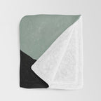 BLACK BUTTERFLY Line Drawing Throw Blanket Gallery Image 3