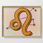 Leo Symbol Serving Tray Gallery Image 1