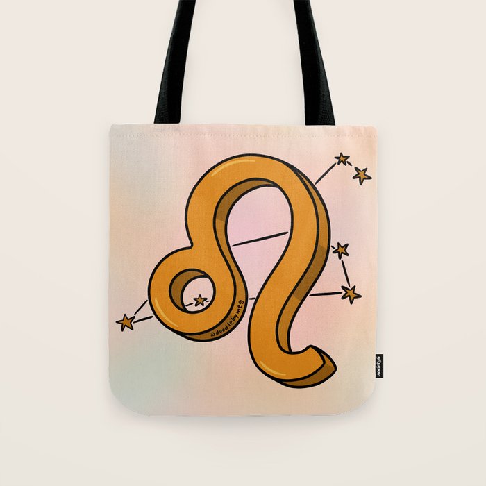 Leo Symbol Tote Bag Gallery Image 1