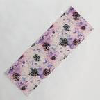 Abstract flowered paint modern Yoga Mat Gallery Image 1